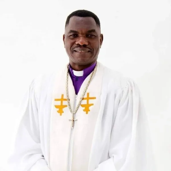 Bishop Mike preaching